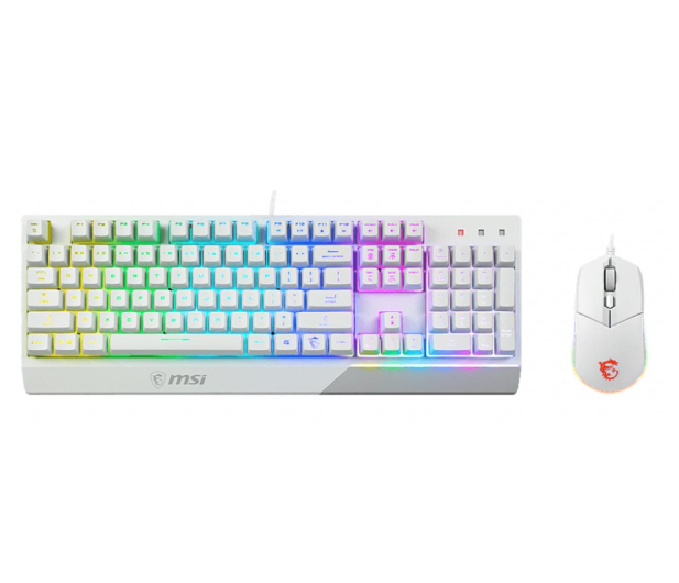 MSI Zestaw Klawiatura + Mysz Vigor GK30 Combo biały S11-04US319-CLA - 680744 - zdjęcie
